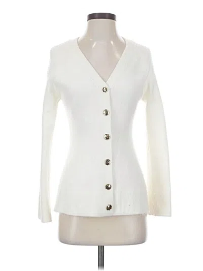 Pre-owned J By Joie Cardigan Sweater In Ivory