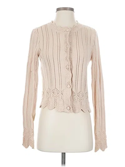 Pre-owned J By Joie Cardigan Sweater In Ivory