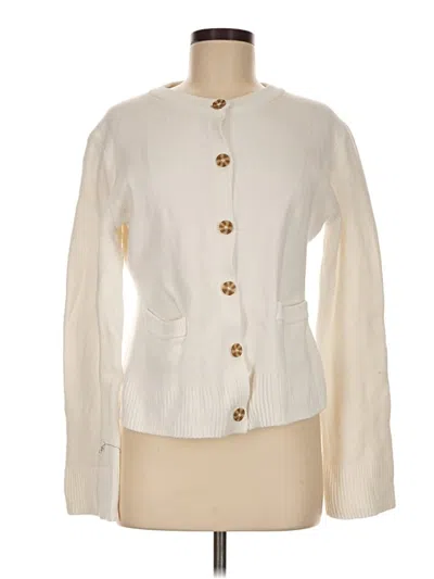 Pre-owned J By Joie Cardigan Sweater In Ivory