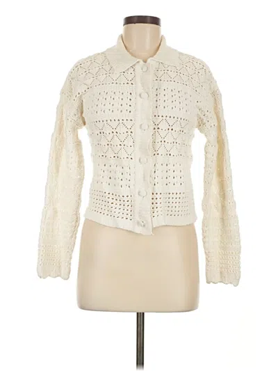 Pre-owned J By Joie Cardigan Sweater In Ivory
