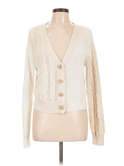 Pre-owned J By Joie Cardigan Sweater In Ivory