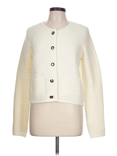 Pre-owned J By Joie Cardigan Sweater In Ivory