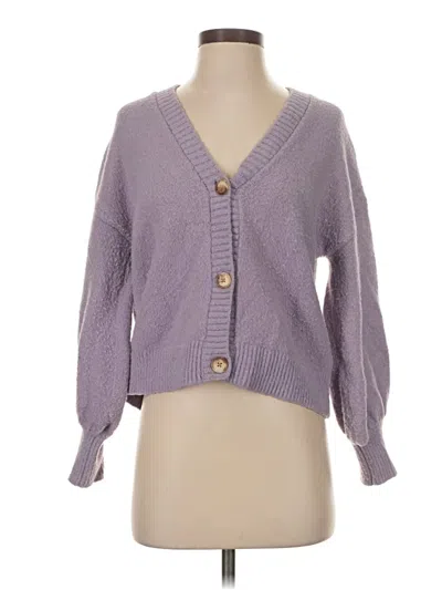 Pre-owned J By Joie Cardigan Sweater In Purple