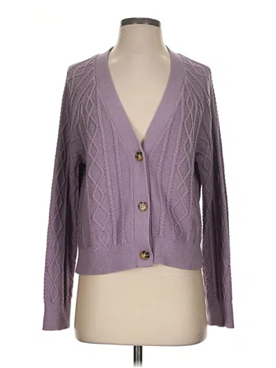 Pre-owned J By Joie Cardigan Sweater In Purple