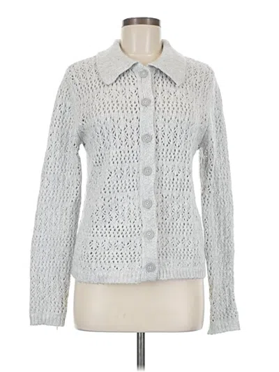 Pre-owned J By Joie Cardigan Sweater In Silver