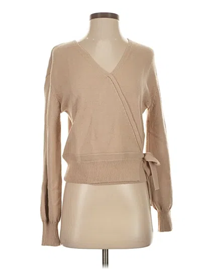 Pre-owned J By Joie Cardigan Sweater In Tan