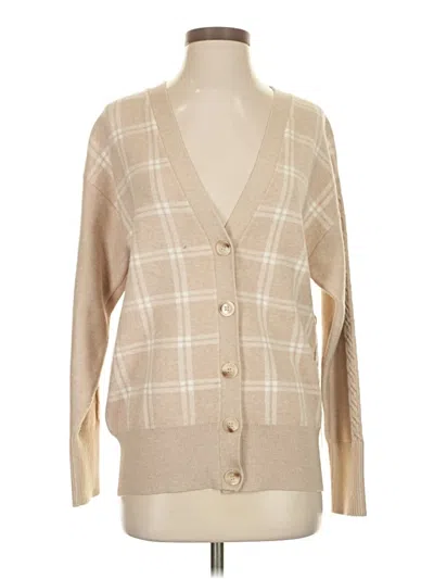 Pre-owned J By Joie Cardigan Sweater In Tan