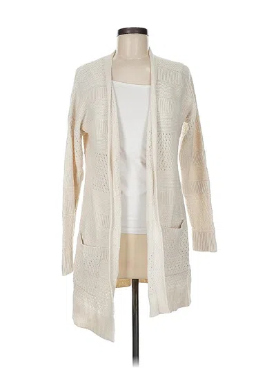 Pre-owned J By Joie Cardigan Sweater In White