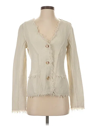 Pre-owned J By Joie Cardigan Sweater In White