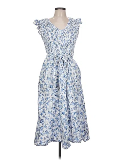 Pre-owned J By Joie Casual Dress In Blue