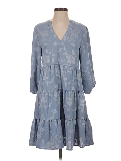 Pre-owned J By Joie Casual Dress In Blue