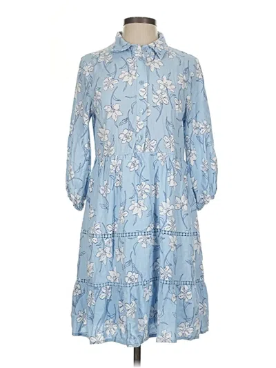 Pre-owned J By Joie Casual Dress In Blue
