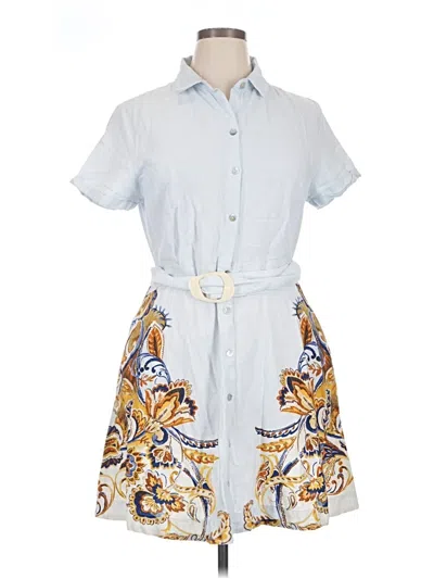 Pre-owned J By Joie Casual Dress In Blue