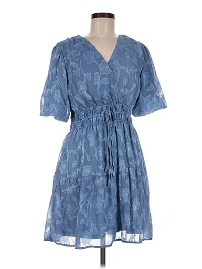 Pre-owned J By Joie Casual Dress In Blue