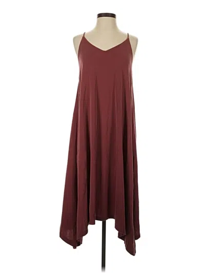 Pre-owned J By Joie Casual Dress In Burgundy
