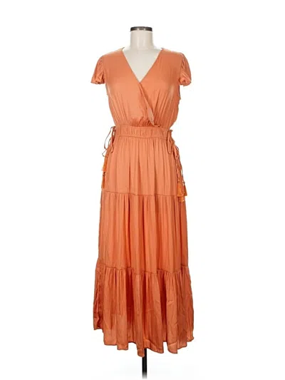 Pre-owned J By Joie Casual Dress In Orange