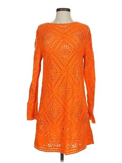 Pre-owned J By Joie Casual Dress In Orange