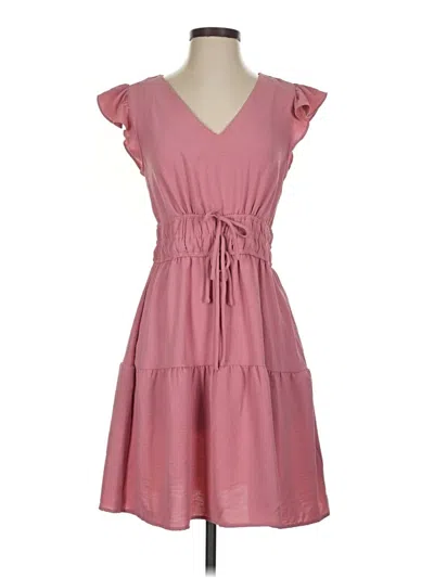 Pre-owned J By Joie Casual Dress In Pink