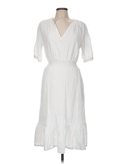 Pre-owned J By Joie Casual Dress In White
