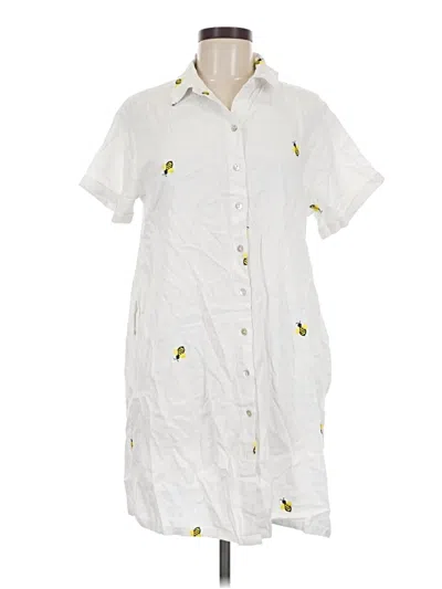 Pre-owned J By Joie Casual Dress In White