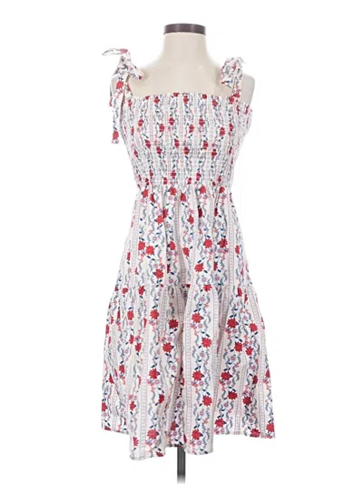 Pre-owned J By Joie Casual Dress In White