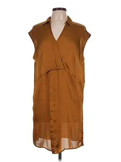 Pre-owned J By Joie Casual Dress In Yellow