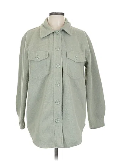 Pre-owned J By Joie Fleece Jacket In Green