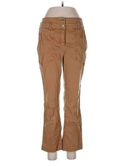 Pre-owned J By Joie Khaki Pant In Brown