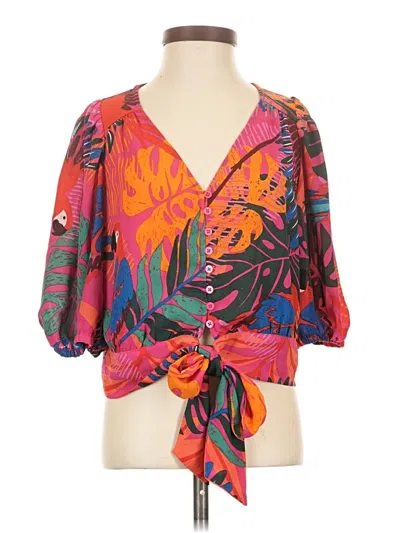 Pre-owned J By Joie Kimono In Orange
