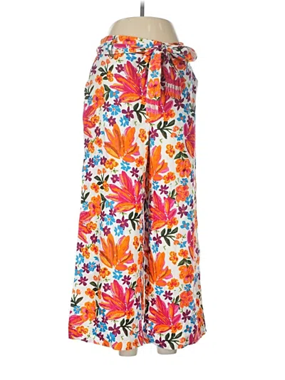 J By Joie Linen Pants In Orange