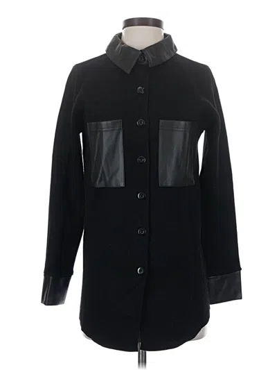 Pre-owned J By Joie Long Sleeve Blouse In Black