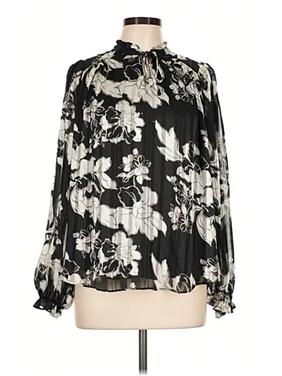 Pre-owned J By Joie Long Sleeve Blouse In Black