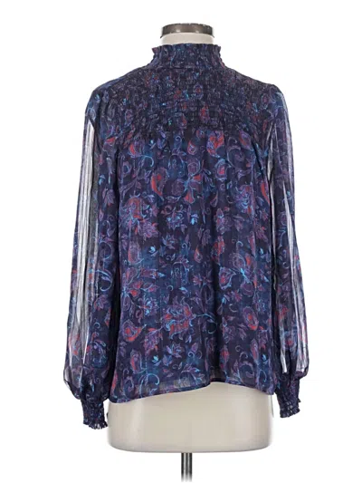 Pre-owned J By Joie Long Sleeve Blouse In Blue