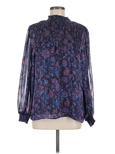 Pre-owned J By Joie Long Sleeve Blouse In Blue