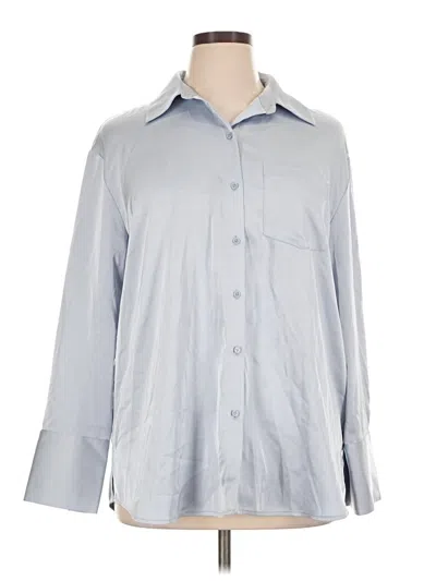 Pre-owned J By Joie Long Sleeve Blouse In Gray