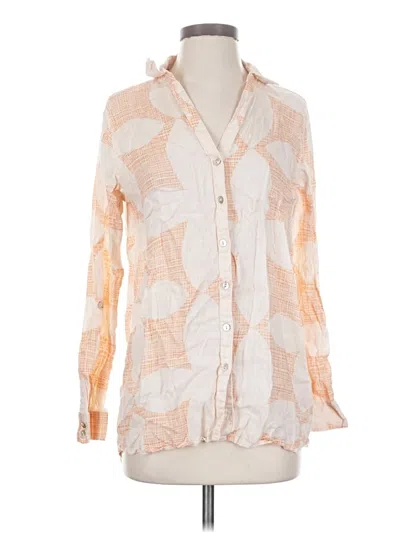 Pre-owned J By Joie Long Sleeve Blouse In Orange