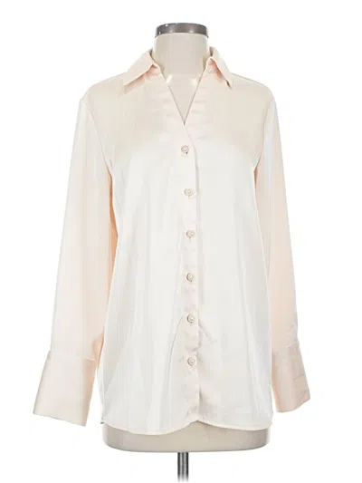 Pre-owned J By Joie Long Sleeve Blouse In White