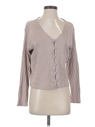 Pre-owned J By Joie Long Sleeve Henley Shirt In Gray