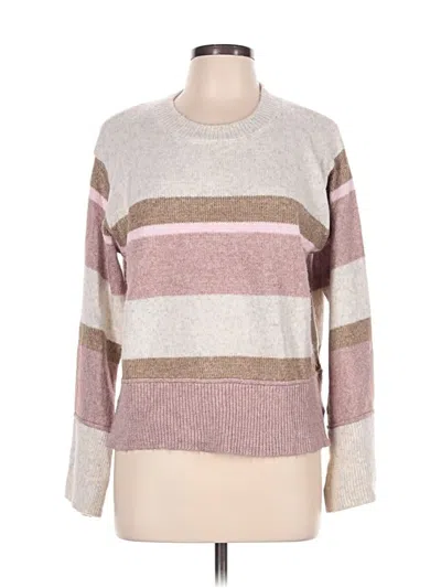 Pre-owned J By Joie Long Sleeve T-shirt In Tan