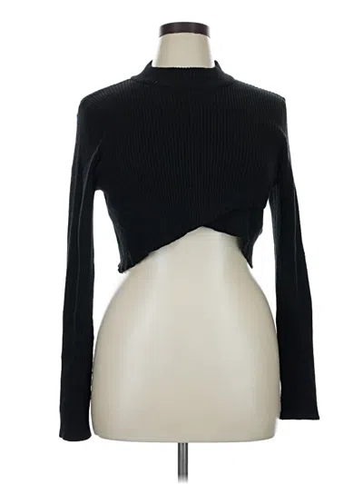 Pre-owned J By Joie Long Sleeve Turtleneck In Black