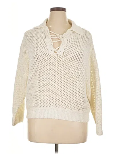 Pre-owned J By Joie Pullover Sweater In Ivory