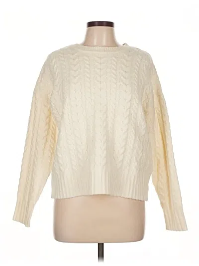 Pre-owned J By Joie Pullover Sweater In White