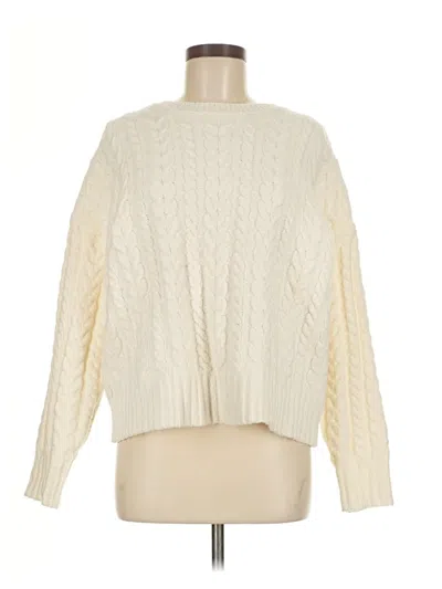Pre-owned J By Joie Pullover Sweater In White