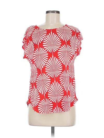 Pre-owned J By Joie Short Sleeve T-shirt In Red