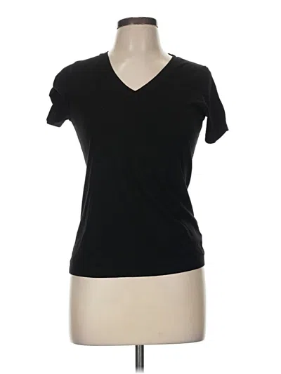 Pre-owned J By Joie Short Sleeve T-shirt In Black