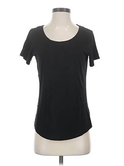 Pre-owned J By Joie Short Sleeve T-shirt In Black