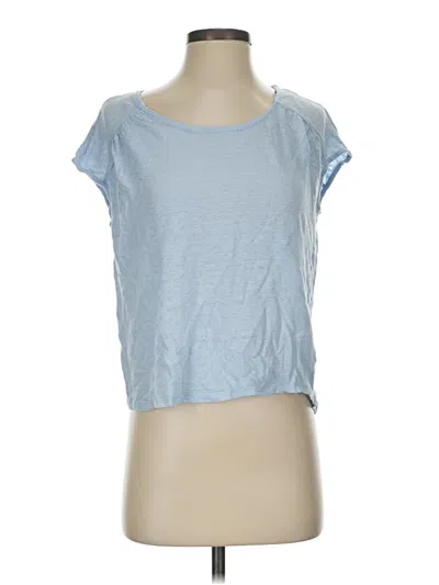 Pre-owned J By Joie Short Sleeve T-shirt In Blue