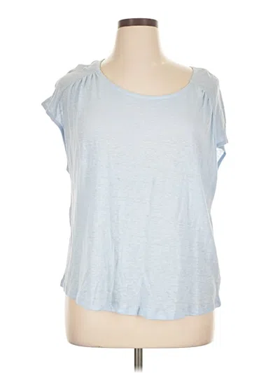Pre-owned J By Joie Short Sleeve T-shirt In Blue