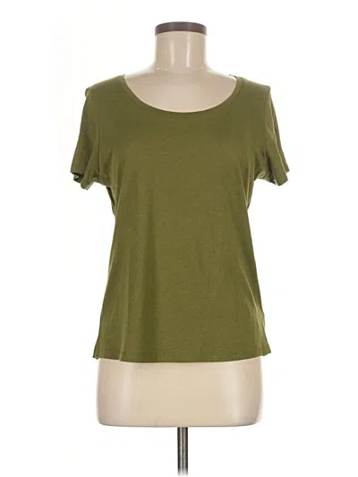Pre-owned J By Joie Short Sleeve T-shirt In Green