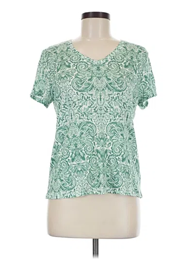 Pre-owned J By Joie Short Sleeve T-shirt In Green